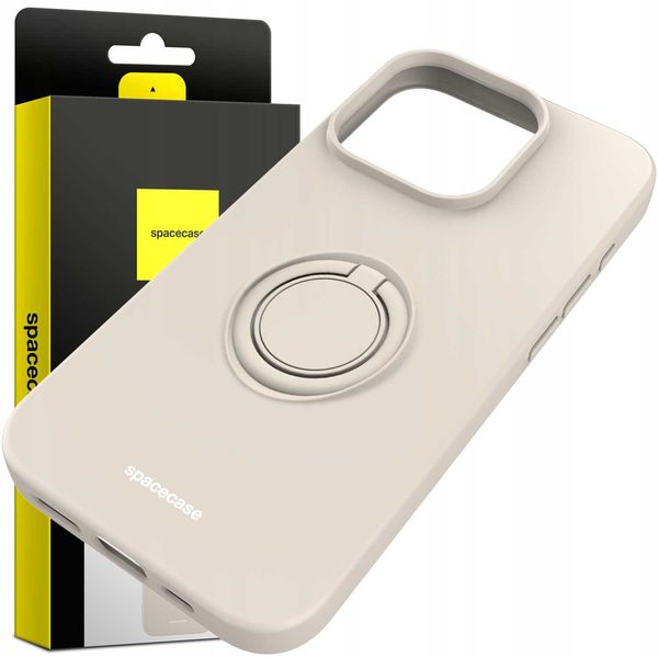Spacecase Silicone Ring Iphone 15 Pro Bone zdjęcie 8