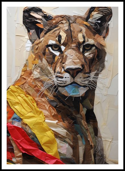 Plakat 67,5x95cm Papierowy Tygrys zdjęcie 3