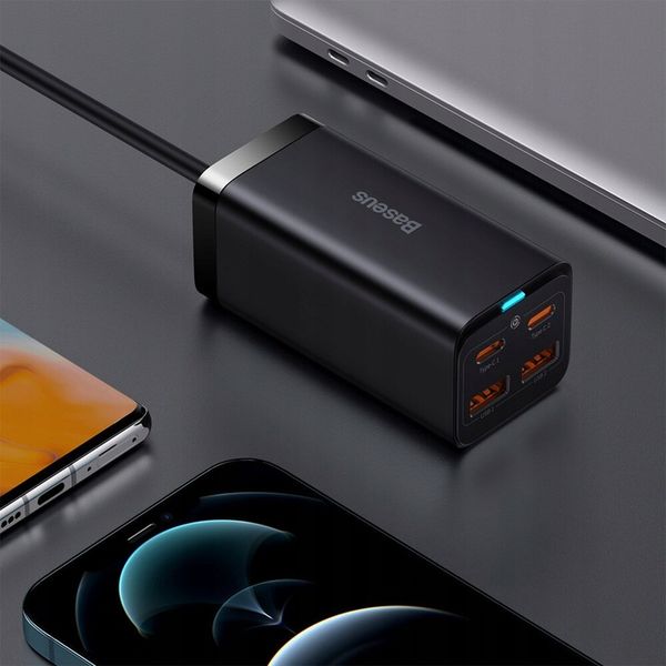 Ładowarka sieciowa BASEUS GaN3 Pro 100W Czarny zdjęcie 9