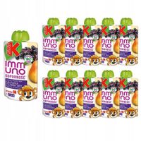 KUBUŚ Immuno Odporność Mus Gruszka Czarny Bez 100g x 10 sztuk