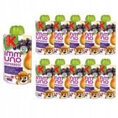 KUBUŚ Immuno Odporność Mus Gruszka Czarny Bez 100g x 10 sztuk