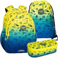 CoolPack plecak szkolny 1 2 3 4 klasa tornister Football 2T dla chłopca