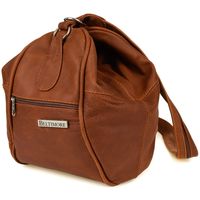 Koniakowy Plecak Damski Skórzany Torebka 2W1 Beltimore 019