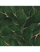Serwetki papierowe ciemne zielone złocone 20szt