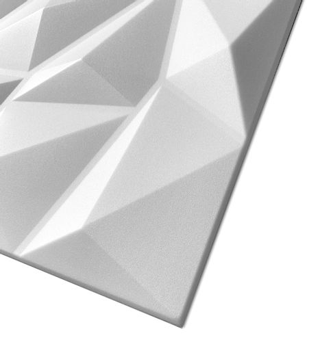 Białe Piankowe Kasetony Sufitowe panele ścienne 3D Brylant na Arena.pl