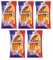 MASZYNKI DO GOLENIA POLSILVER JEDNORAZOWE 50 sztuk ZÓŁTE