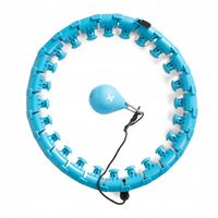 Hula hop z obciążeniem TREXO TXO-B4Z036-GN turkusowy 100cm