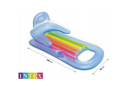 MATERAC DMUCHANY DO WODY PŁYWANIA INTEX 58802 JEDNOOSOBOWY NA PLAŻE PLAŻOWY na Arena.pl