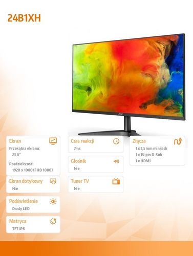 Monitor 23.8 24B1XH IPS HDMI na Arena.pl