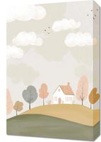 Obraz 40x60cm Wzory dla Dzieci, Dziewczynki i Chłopca - Polanka