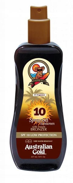 Australian Gold Spray Żel Z Bronzerem SPF10 zdjęcie 1