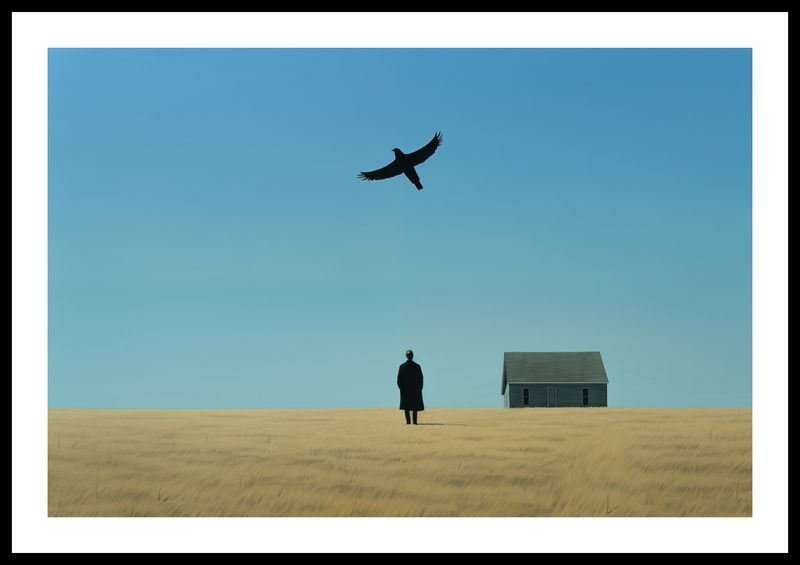 Plakat 60x40cm Samotny i Wolny zdjęcie 3