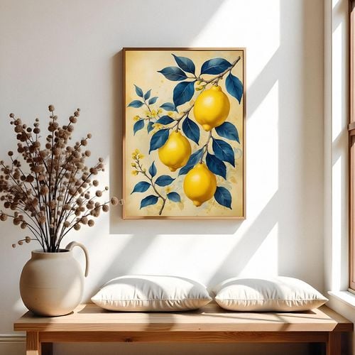 Plakat do kuchni cytryna 30x40 cm na Arena.pl