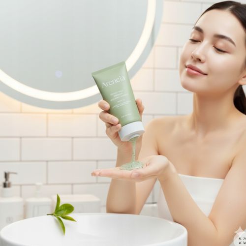 Żel Oczyszczający do mycia twarzy Koreański Arencia green tea LHA 150ml na Arena.pl