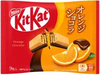 KitKat Mini Chocolat Orange o smaku pomarańczowym, torebka 9 sztuk (104,4g) - Nestlé