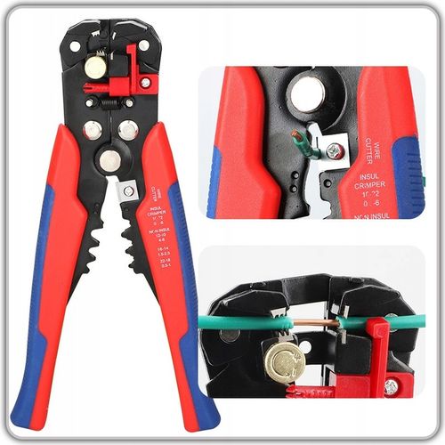 ZESTAW ŚCIĄGACZ IZOLACJI ZACISKARKA PRASKA SZEŚCIOKĄTNA DO TULEJEK na Arena.pl