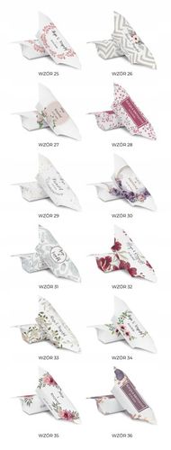 KRÓWKI Ślubne personalizowane PODZIĘKOWANIA dla gości ŚLUB 1KG wesele na Arena.pl