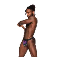 espiral galactica jockstrap l/xl czarny z elastycznym pierścieniem