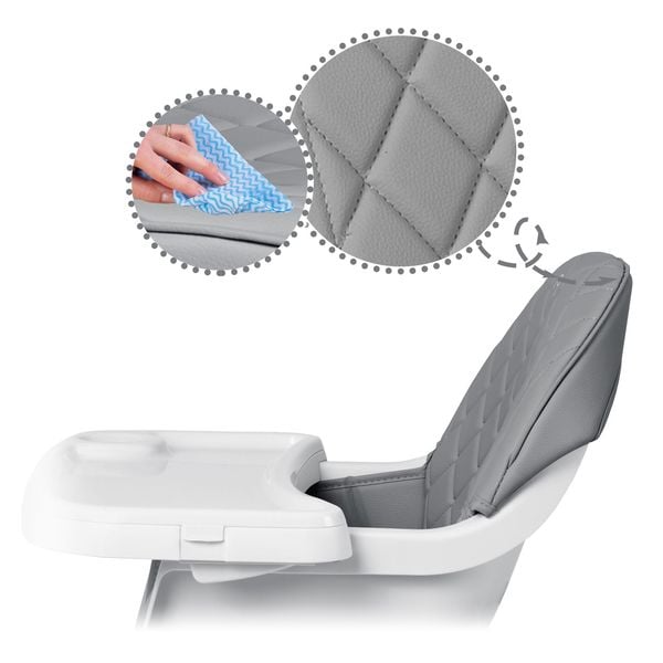 Krzesełko do karmienia Nukido Lilo szare zdjęcie 10