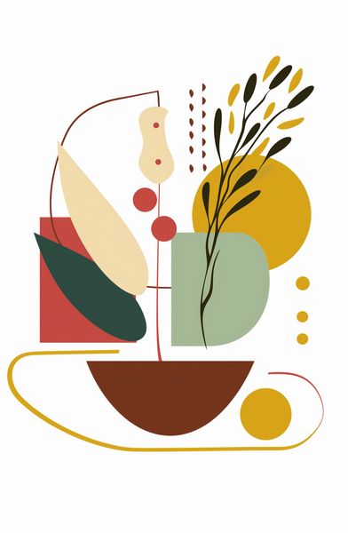 Plakat 53x81cm Harmonia Natury Martwej zdjęcie 1