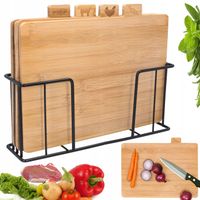 Deska bambusowa kuchenna deski do krojenia zestaw x4