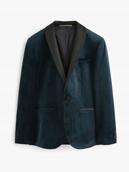 NEXT- Aksamitna marynarka R44 zdjęcie 1