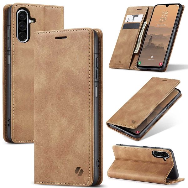 Spacecase Wallet Galaxy A26 Light Brown zdjęcie 13