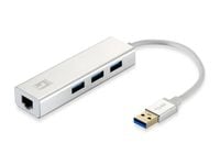 LevelOne Netw adaptor USB-Hub 3-Port
