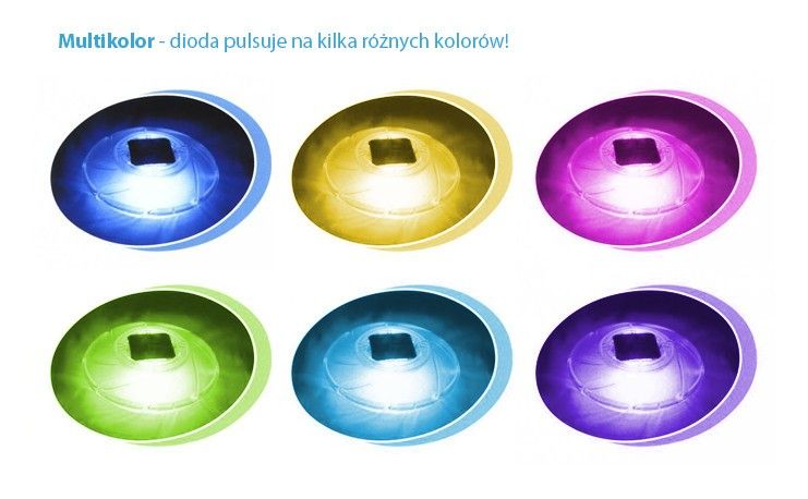 Lampka solarna do basenu śr.18 cm Bestway 58111 zdjęcie 2