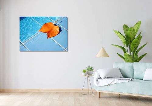 Obraz 100x70cm Liść przy Wodzie na Arena.pl