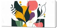 Obraz 100x50cm Kolorowa Abstrakcja Botaniczna