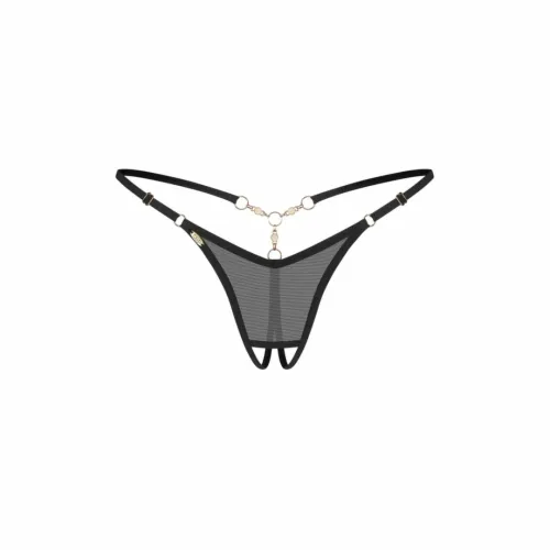 obsessive oxaria string black z regulowanymi paseczkami s/m na Arena.pl