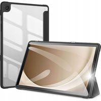 Składane Etui do Galaxy Tab A9 Plus, Dux Ducis, Czarne, Futerał z klapką