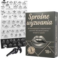 gra planszowa dla dorosłych - sprośne wyzwania - 50 niegrzecznych zadań