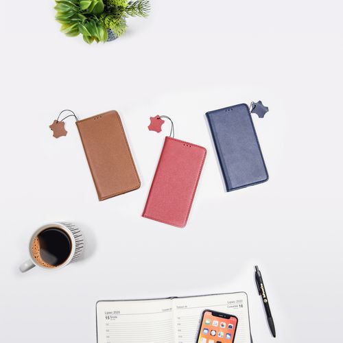 Etui skórzane Smart Pro do iPhone 11 bordowy na Arena.pl