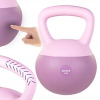 Kettlebell Odważnik Hantla Ciężar Do Ćwiczeń Fitness Fioletowy 10 kg