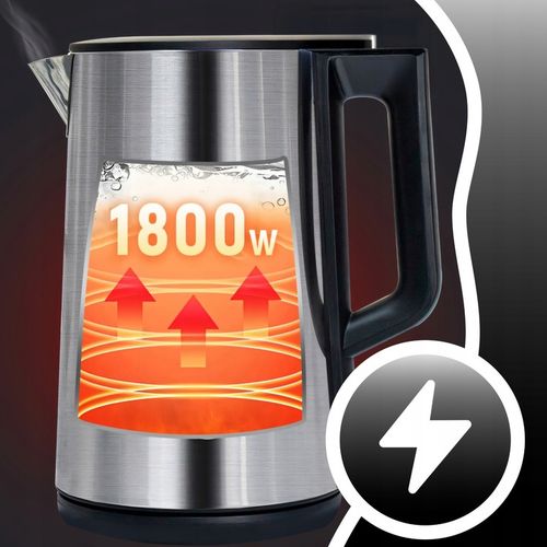 CZAJNIK ELEKTRYCZNY BEZPRZEWODOWY DOTYKOWY 1800W REGULACJA TEMPERATURY 1,8L na Arena.pl