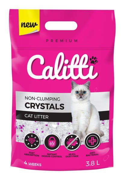 Żwirek CALITTI CRYSTALS 3,8 Silikonowy zdjęcie 1