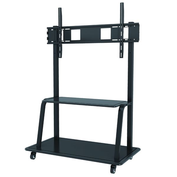 TECHLY STOJAK MOBILNY TV LED/LCD/PDP 55-100 CALI 150KG Z PÓŁKĄ zdjęcie 4