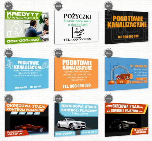 nadruk UV TABLICZKA reklamowa szyld SPRZEDAŻ KRUSZYW DIBOND 40x30 cm na Arena.pl