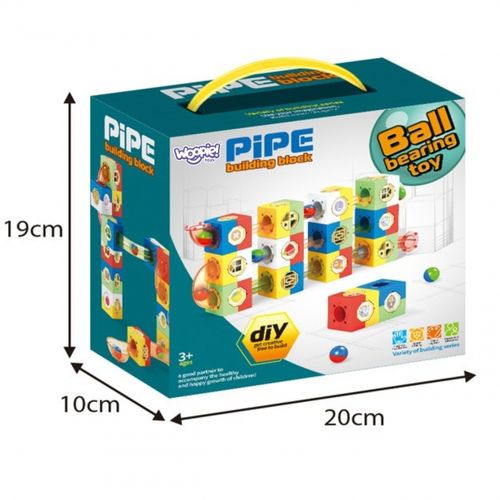 DLA DZIECI ZESTAW KONSTRUKCYJNY TOR KULKOWY  KLOCKI na Arena.pl