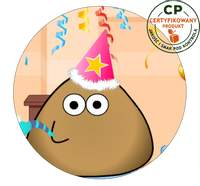 Opłatek na tort Pou