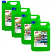 4x Płyn do spryskiwaczy LETNI z powłoką hydrofobową 5L PLAK PREMIUM