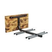 UCHWYT ŚCIENNY WIESZAK N4 Z DESKĄ NA 4 PARY NART