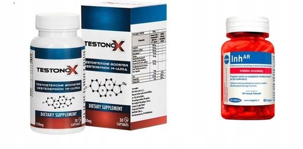 Testonox + Inhar Metanabol Mocny zestaw na Masę