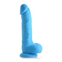 curve toys lollicock silikonowy model anatomiczny z jądrami 18 cm