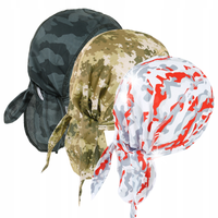 3xDurag chusta bandana na głowę ODDYCHAJĄCA Bandama męska
