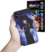 ETUI CASE DO IPHONE X / XS - ADDAMS Wednesday WIELE WZORÓW Z FILMÓW