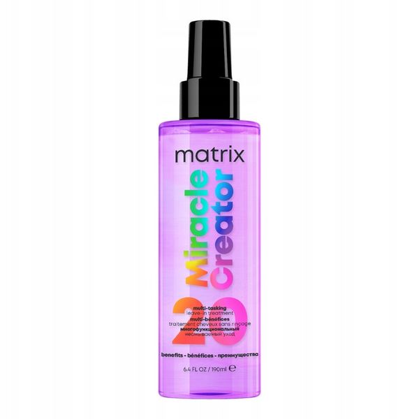 Spray do włosów 20w1 Matrix Miracle Creator Termoochrona, Nawilża zdjęcie 1