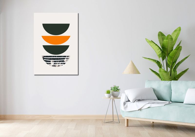 Obraz 70x100cm Gra Tekstur zdjęcie 2